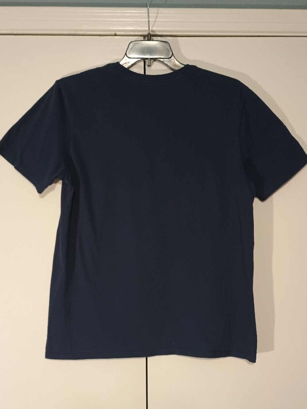 Nike The Nike Tee Navy Blue White Swoosh Graphic T-Shirt Size Large - Picture 3 of 6